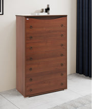 Altes Walnussmodell noce in Holz mit 7 Schubladen H.127x76x41cm geschliffen