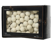 Dekorative Weihnachtsgruppe und undurchsichtiger Binco Ø2 cm