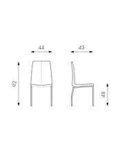 4x ähnlicher Stuhl - viva