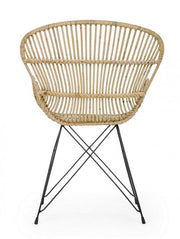 Venturs Chair in natürlicher Stil Faser
