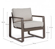 2x Sessel C-C Merrigan Kaffee YK14