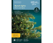 Weihnachtslicht aus Außen- und Innen- und weißer weißer Farbe L 190 cm 640 LED