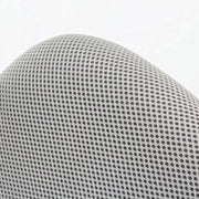 Grauer Bürostuhl mit Rädern verstellbare Höhe