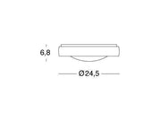 13W LED 4000K Laf Lafgrafitlinie