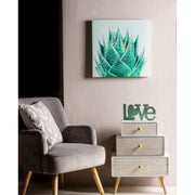 Vintage Wohnzimmer Sessel im grauen Samt Adeline 60x67x H79 cm