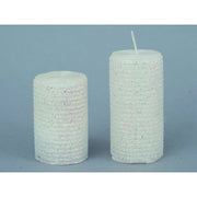 Glitzerzylinderkerze 5x9.5 H PCs 1