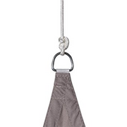 3x3x3 m dreieckiger Vorhang in wasserdichtem Stoff - Farbe: Tortora grau