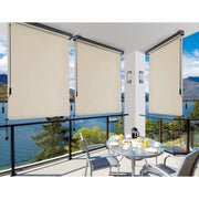 Outdoor -Tank mit Roller Aluminium Beige Handbuch CM 180 x H 250