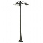 Suspensionslampe in bemalten Aluminium und weißem emailliertem Aluminium, geeignet für Graphitenergiesparlampen