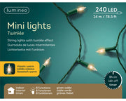 Mini -LED -Licht mit 8 Sekteffekten für den internen Gebrauch L 2390 cm