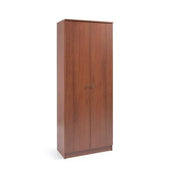 Multi -Use -Walnuss -Garderobe antike Holzholz 2 Türen H182X71X38