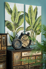 2x Asgranage D28 Tischuhr