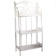 Metallregal Aprilia Weiße Bürste 3Piani breit CM59X31H124