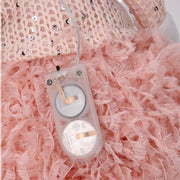 Angelo LED Pink Fabric CM13x10H52