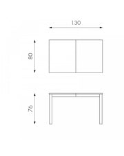 Erweiterbare Tabelle 130-210 x 80 cm - Verkehr