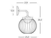 APPLIQUISE 20W LED 4000K CAGE BIANCO -Linie