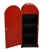 Juke Box Schrank 1 rote Tür 37x 30 x 88 H cm
