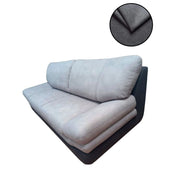 2 Sitzoter Sofa Mainz 195 graue Farbe Asche Lux Asche 23