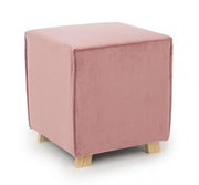 Pouf in Vintage Vintage Ancient Rosa Adeline 40x40x H44 cm