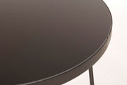 Black Metal Table -Designstil 50 cm cm