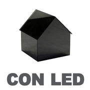 Lander LED Glass House CM30x29.5H31.5