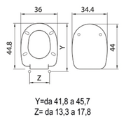 Wasserspeicher -Wasserabdeckung mit verstellbaren und verschraubbaren Edelstahlscharnieren