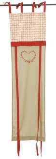 Beige Ro Stoff Fenster Vorhang. re0648 cm. 45 x 160