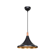 Federlampe Kano Nero Oro Asz1564 Effez