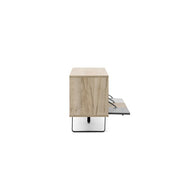 TV -Basisfernseher mit 3 Ripper Red und Grey Redi 160x35xh.53 cm Effez