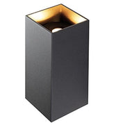 APPLIQUE 6W+6W LED 3000K Turmschwarze Linie