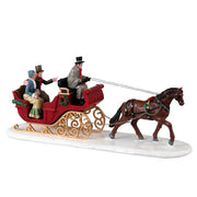 Lemax Scenic Sleigh Ride - Panoramic Sled Ride for Christmas Village