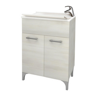 260 cm Türen 2 60x50 cm in weißer Eichenfarbe