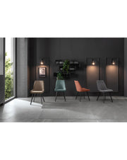 4x Mikrofaserstuhl - Fuchs