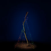 Tanzlichter schießen Stern außen Farbgetriebe H 270 Ø 28 cm