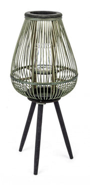 4x Trippedde Lantern Bamboo Ver-Nerno H61.5