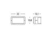 APPLIQUE E27 BIA Grafite Linie