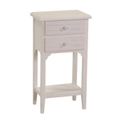 Nürnberg Holzschrank 2 Schubladen +1 Creme Boden CM37X26H70