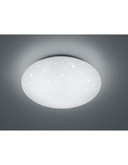 Moderne LED -Decke Lukida White Effect Sprudeln Sterne Trio Lighting