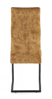 4x Thelma Yellow Velvet Stuhl