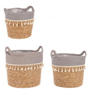 3x SET3 CESTA 2M BRIDGET ZU GRAY-NATURALESSE