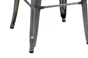 Rechteckige weiße Polyesterschublade 4 -Kompartimente CM26X17H10
