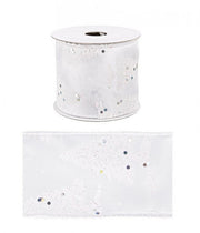 12x White Ribbon Pino Irid 4m Display12