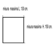 Hier ist 130x150 weiß