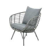 Evora Wohnzimmer 4 Sitze graue Farbe