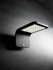 Solar Applique 3W LED 4000K Street Black Line