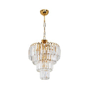 3 -Deckenlampe Miranda Mdl3831 Glas und Effez Gold