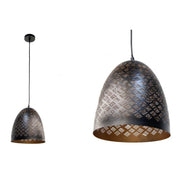 Moderner Metall -städtischer Industrie -Kronleuchter 25 x 108 cm Schwarz