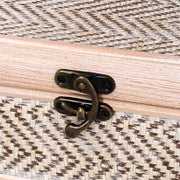 Holzkiste 1-2 rechteckige gebleichte CM30x20H14