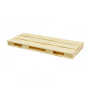 Natürliches Holzregal in Form von Paletten Kimono