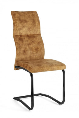 4x Thelma Yellow Velvet Stuhl